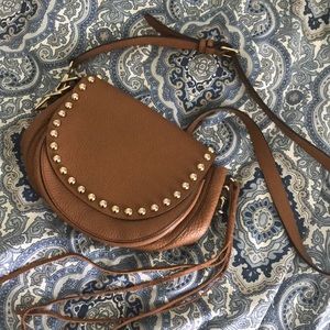 Rebecca Minkoff Studded Leather Saddle Bag